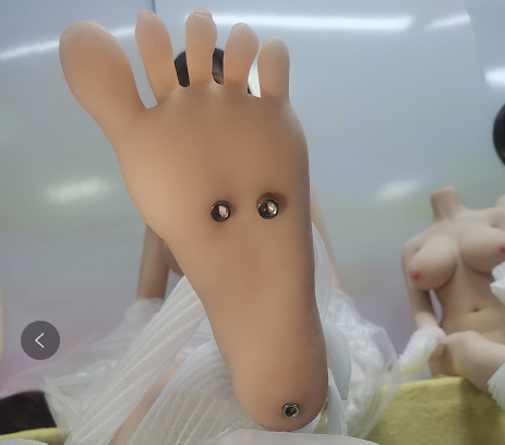 Staande voeten met bouten onder de zool